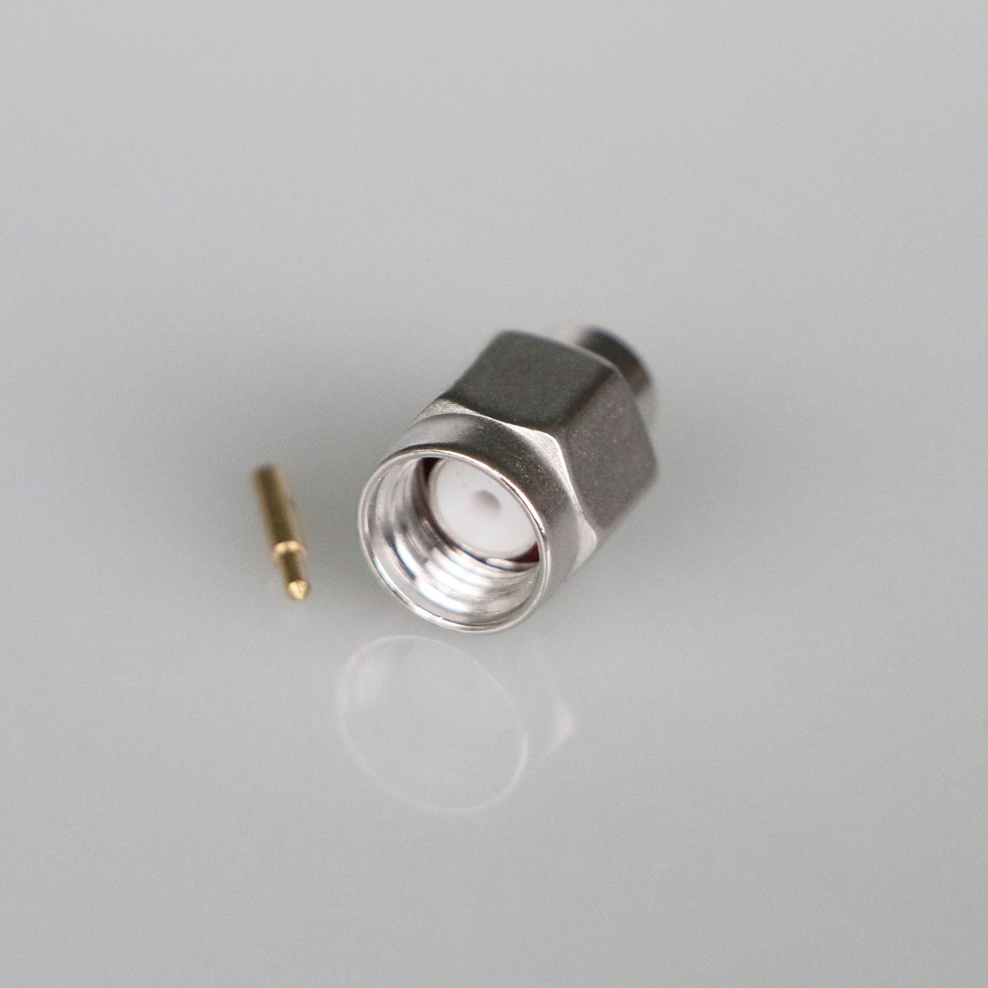 rf射频连接器sma-kwe接头smb母座全铜镀金mmcx天线座欧姆欢迎咨询