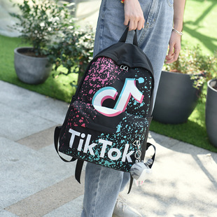 抖音tiktok跨境热销双肩包男女学生背包书包大容量情侣户外电脑包