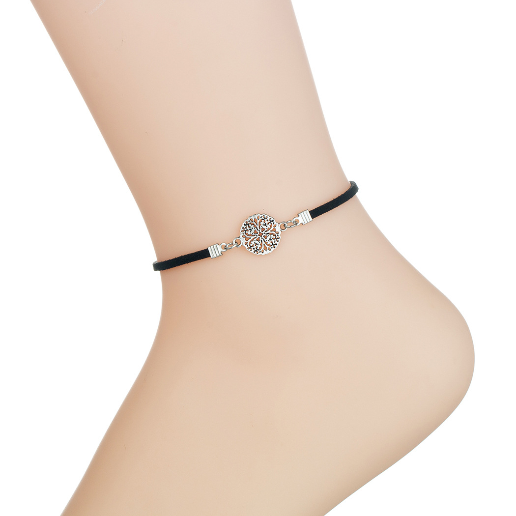 日韩小清新热销脚饰饰品 可爱小动物配饰 镂空狗狗头像脚链