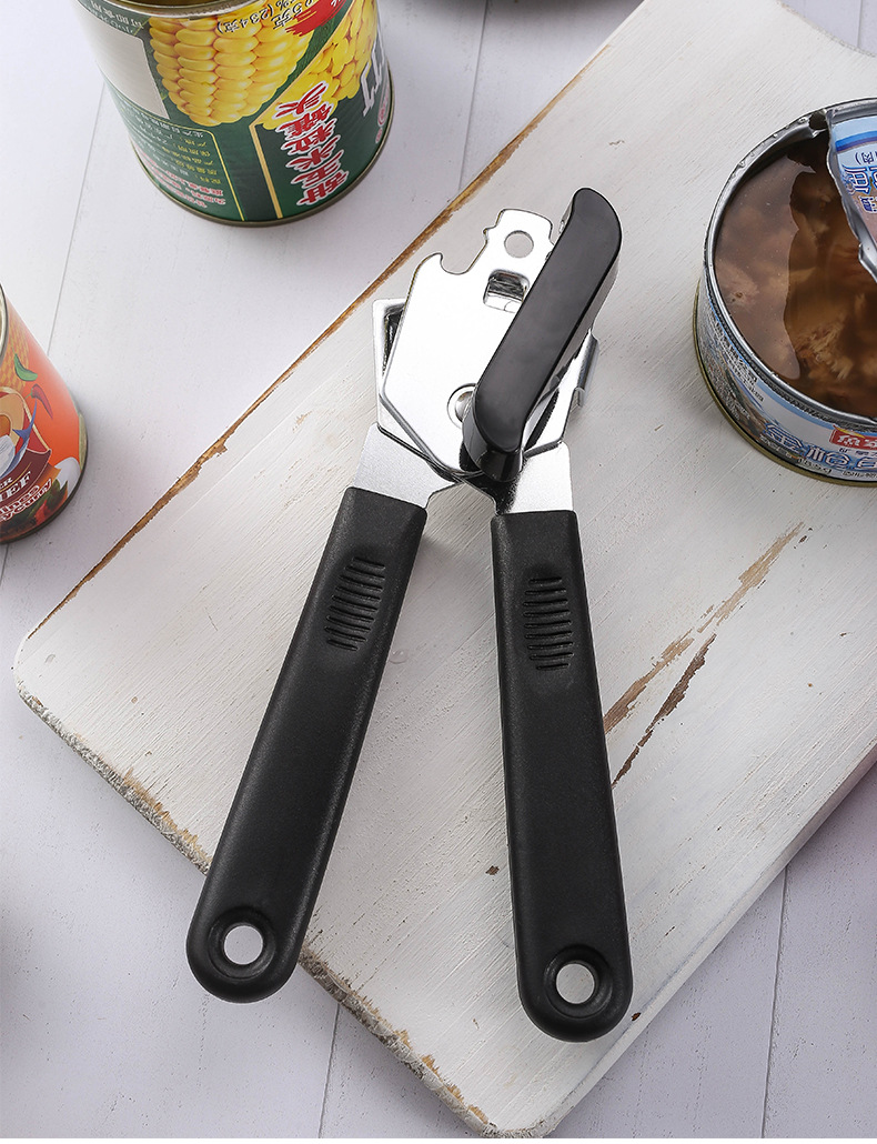 简易开罐器啤酒开盖器强力省力罐头刀可悬挂厨房工具