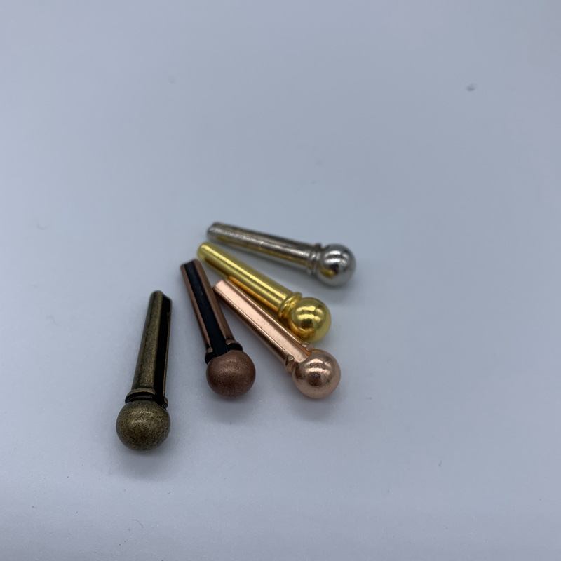 金属弦钉多色吉他弦钉|弦锥|弦柱尾钉民谣木吉他通用不锈钢固弦钉