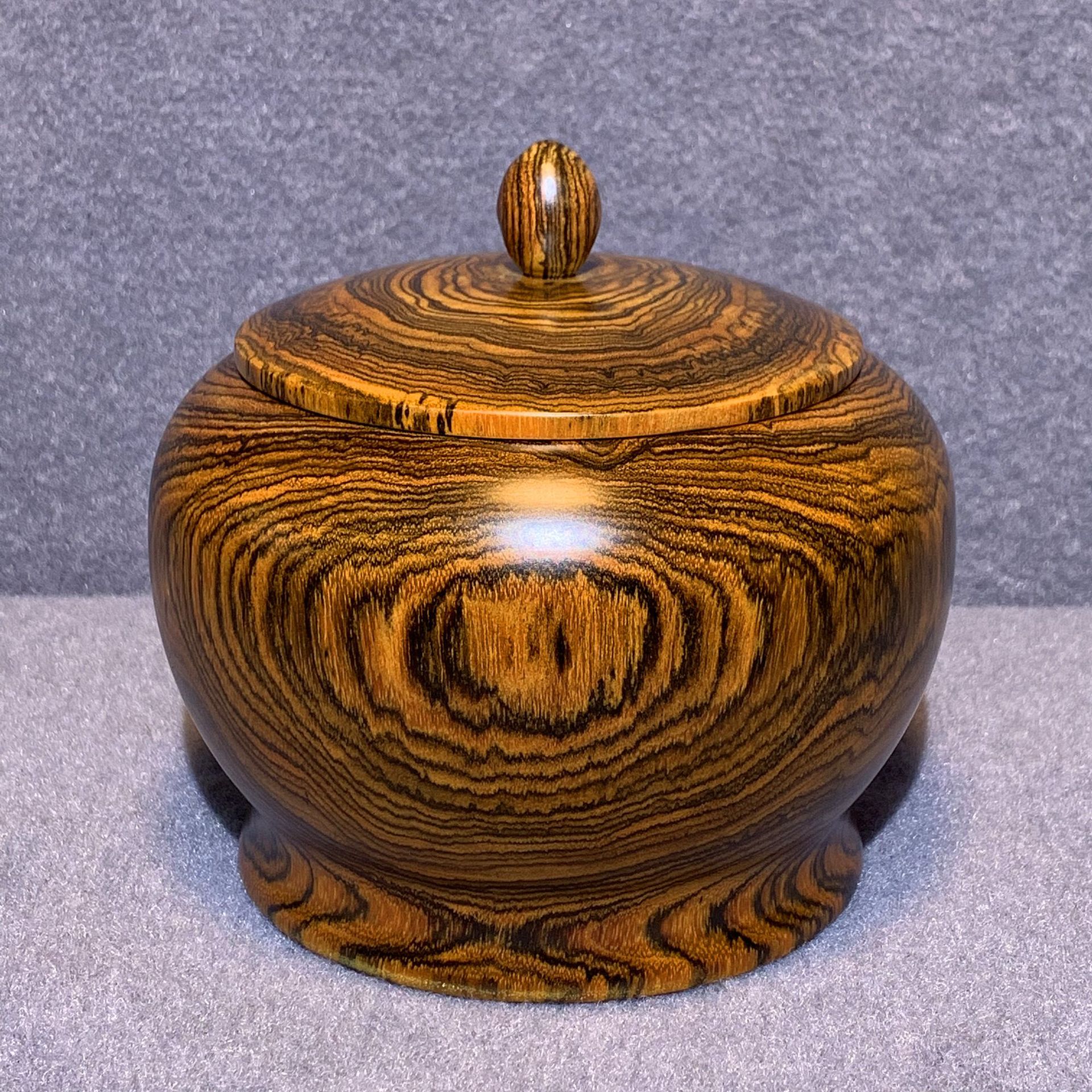 墨西哥黄花梨 茶叶罐 储物罐 茶具用品 创意家居木雕装饰品摆件