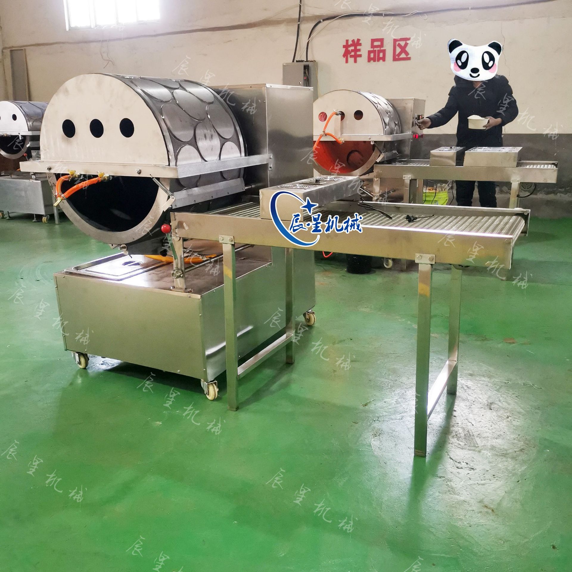 烤春卷皮机 圆形春卷皮机厂家 自动成型春卷皮设备