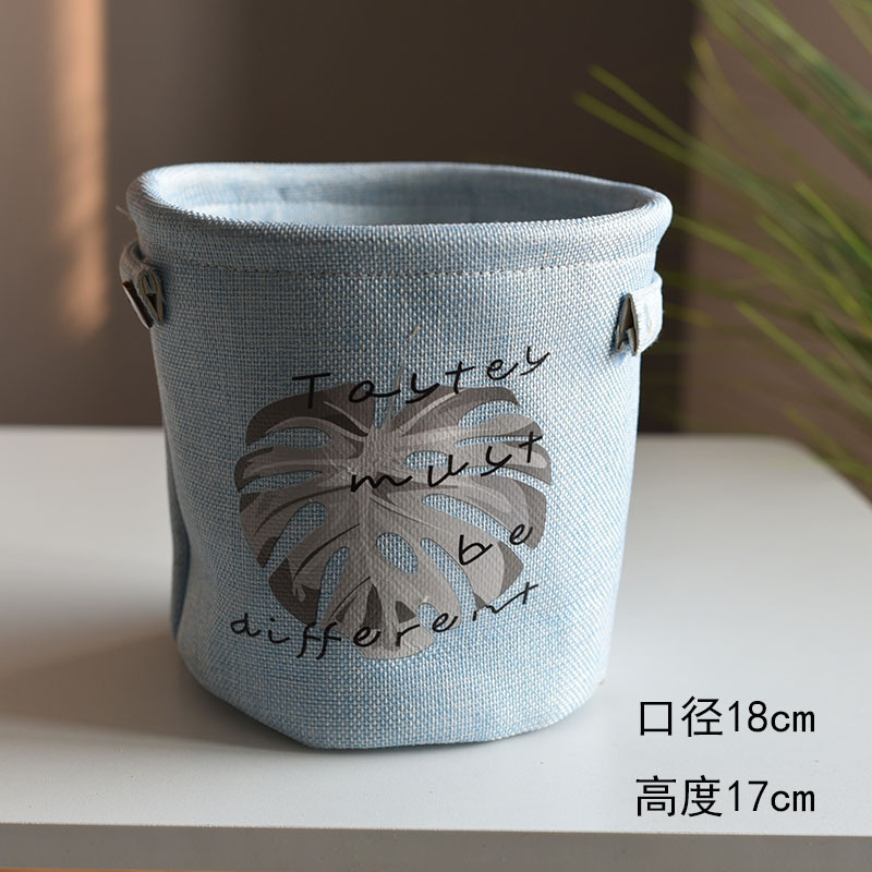 Fabric Flower Pot Coats Nordic Ins Monstera Deliciosa Pattern Kraft Paper Bag Flowerpot