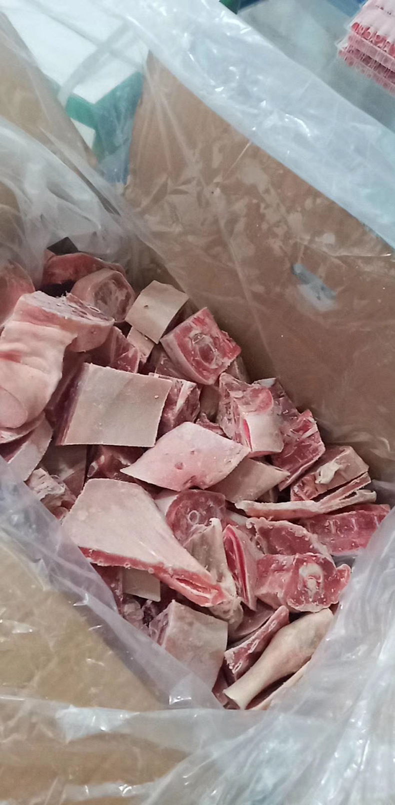 新鲜冷冻羊肉全羊切块20斤清真生羊肉带骨清炖羊肉丁商用餐饮批发