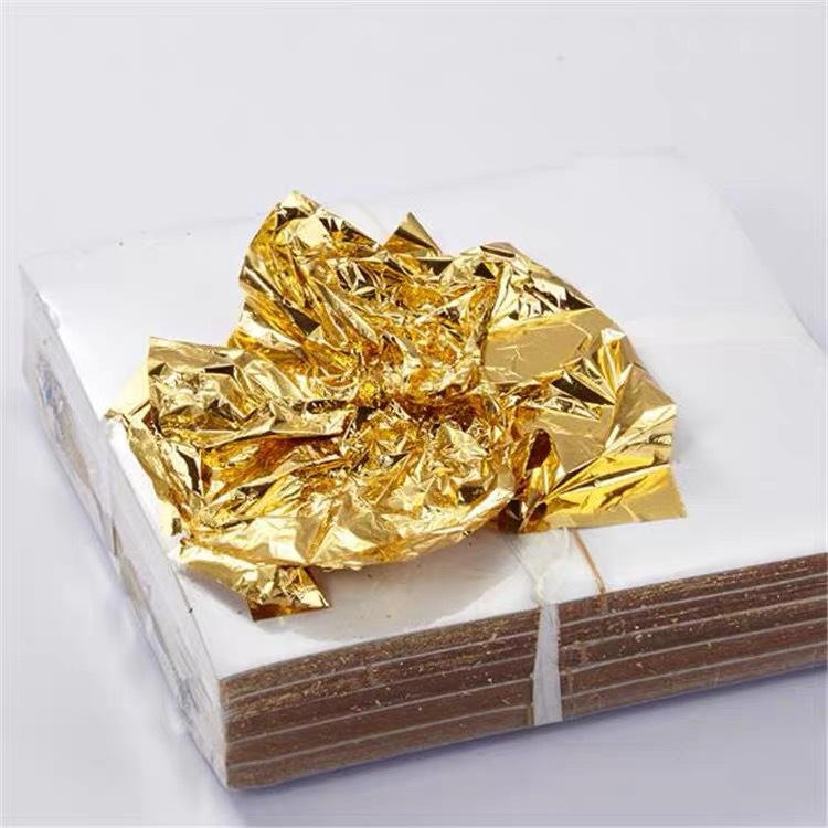 1万张酒店贴金箔别墅ktv家装吊顶家具寺庙工艺品艺术玻璃金箔￥140.