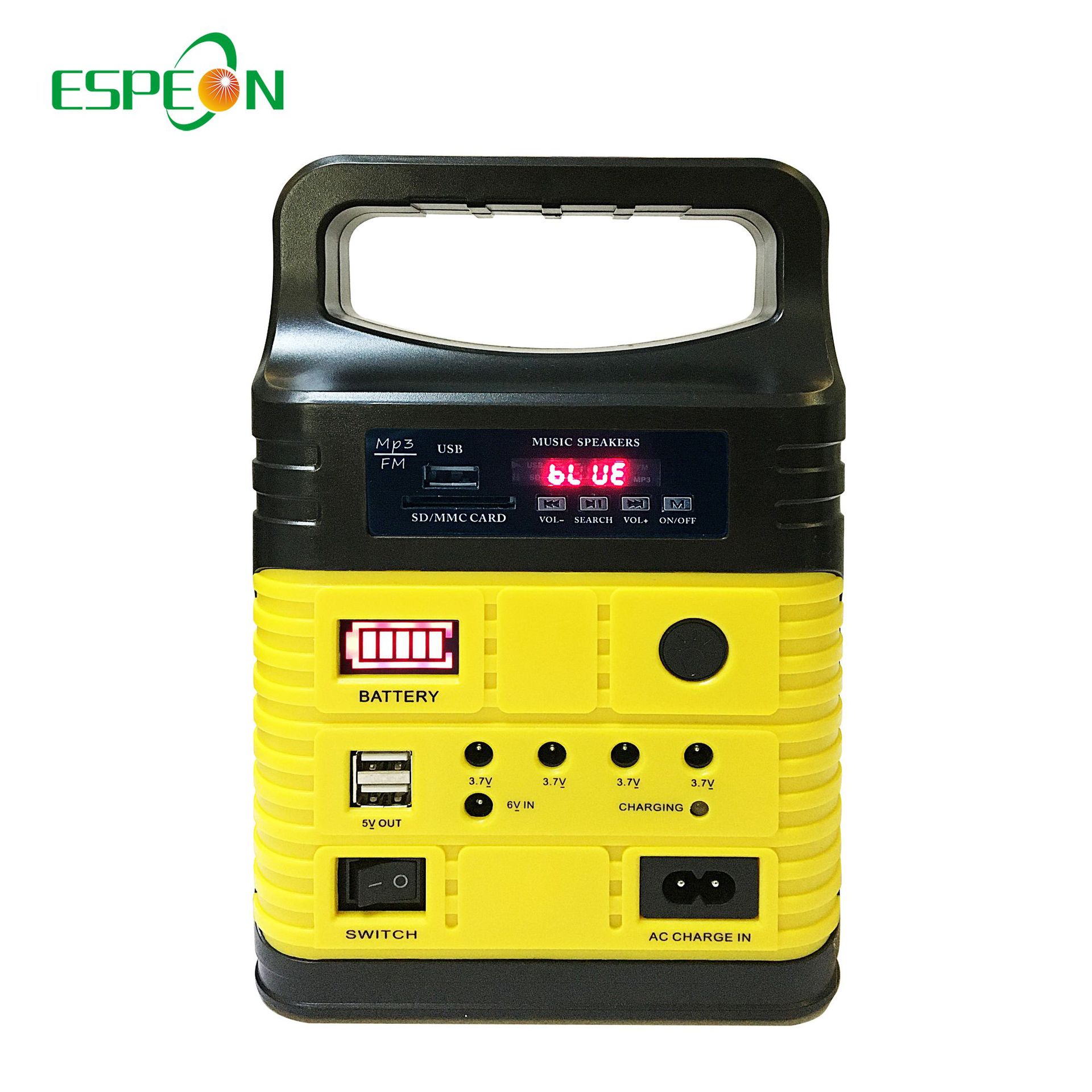 Portable Solar Generator Solar Emergency Lamp Solar System Solar Radio Bluetooth MP3