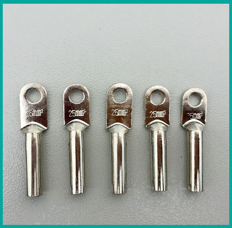 铜镀锡线_dt接头国标紫铜地线端子电缆接线端子95铜镀锡线鼻子