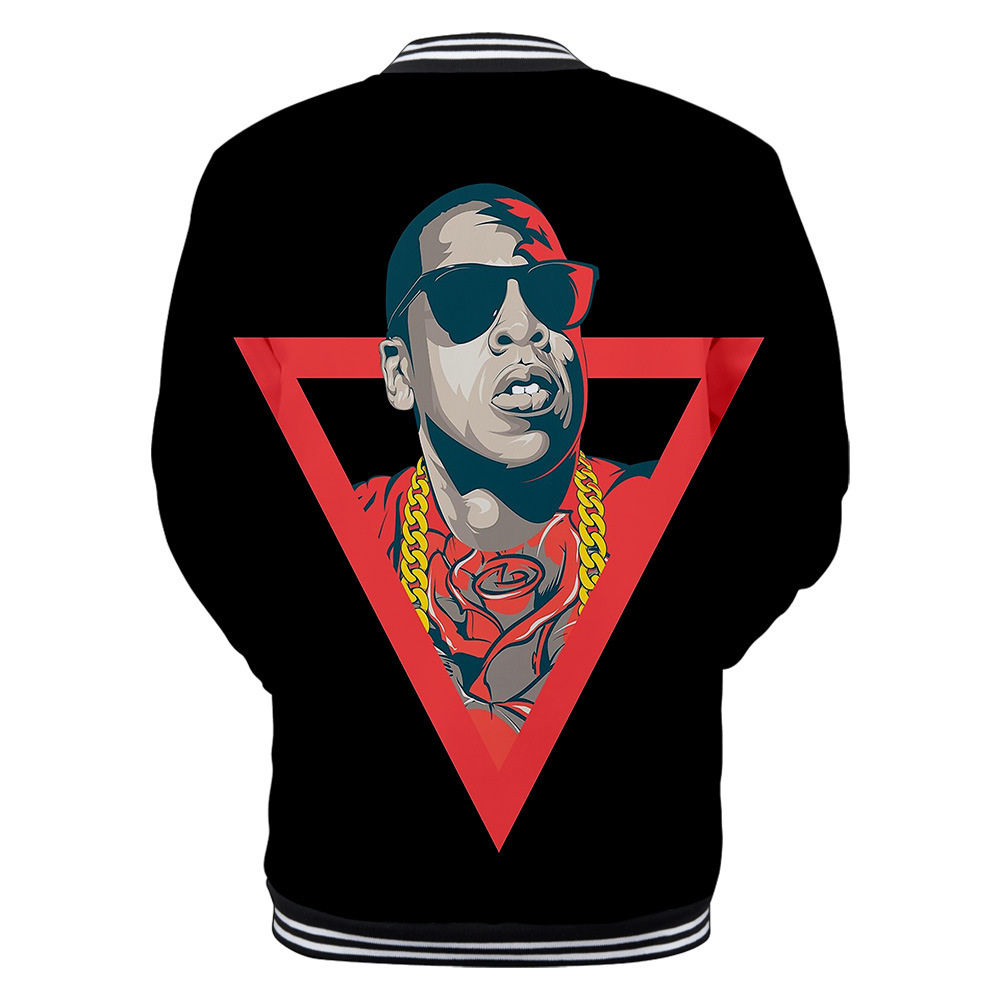 2020年春季新款 jay-z 3d数码印花日常休闲男女棒球服 支持定制