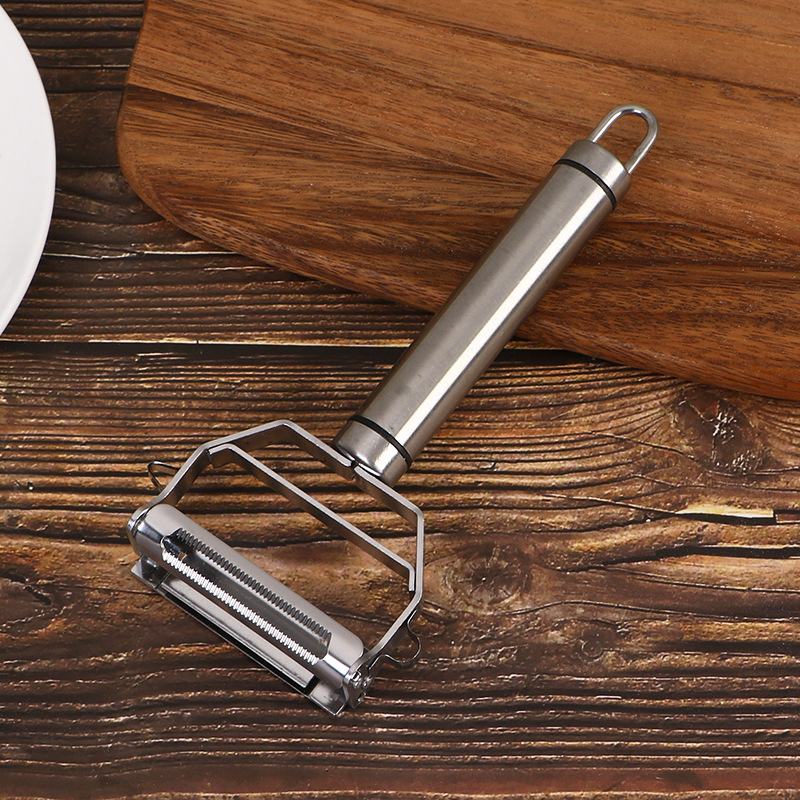 不锈钢304双头切丝削皮器 刮皮器 瓜刨 果蔬刨 刨丝刀