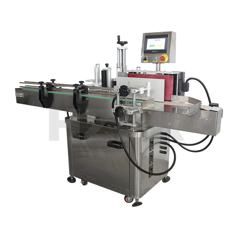 全自动不干胶贴标机 圆瓶贴标设备 pet瓶定位贴标机 消毒水贴标机