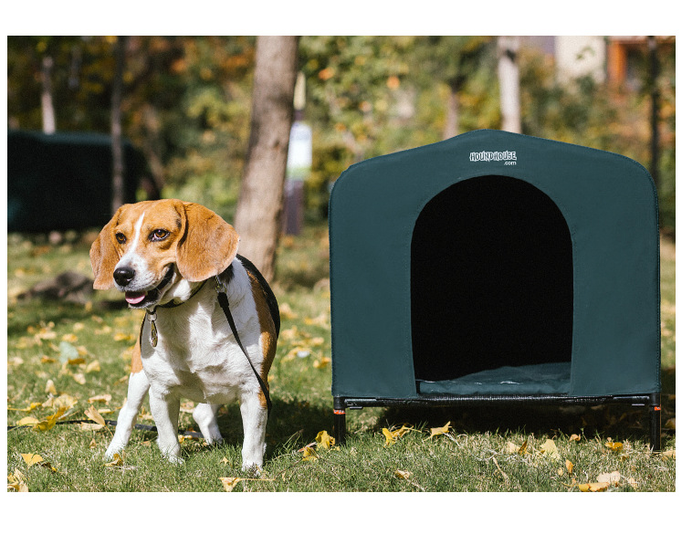 夏季防水防晒防潮透气狗帐篷宠物屋易安装折叠狗床出口狗窝狗笼 l