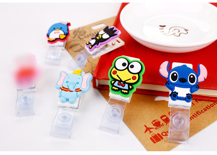 可爱护士胸卡牌卡通胸牌透明软硬卡套医生门禁翻盖夹子工作证工牌