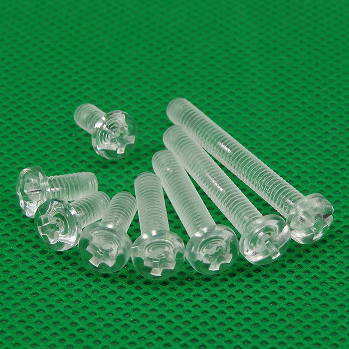 塑料螺丝 圆头透明螺丝 pc盘头十字螺丝钉 亚克力塑胶螺丝m3-m4系