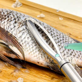 厨房工具304不锈钢鱼鳞刨手动鱼鳞刮快速刮鱼鳞刨刀鱼鳞刀