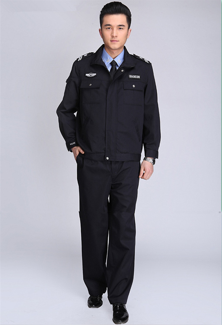 新款保安春秋执勤工作服套装物业安保制服门卫长袖特训服一件批发