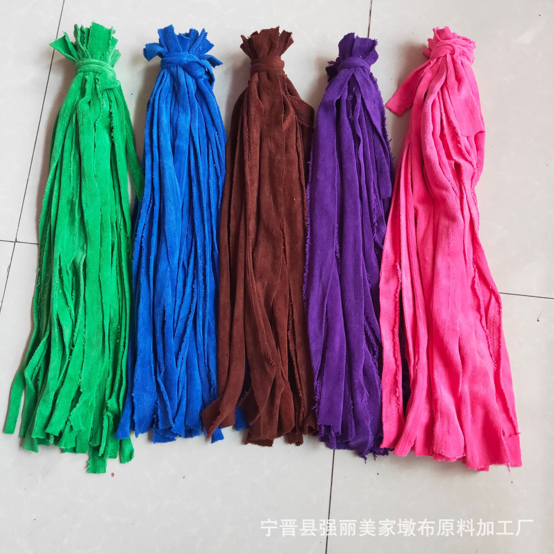 厂家供应 拖把布条毛巾条超细纤维拖把条老式墩布条