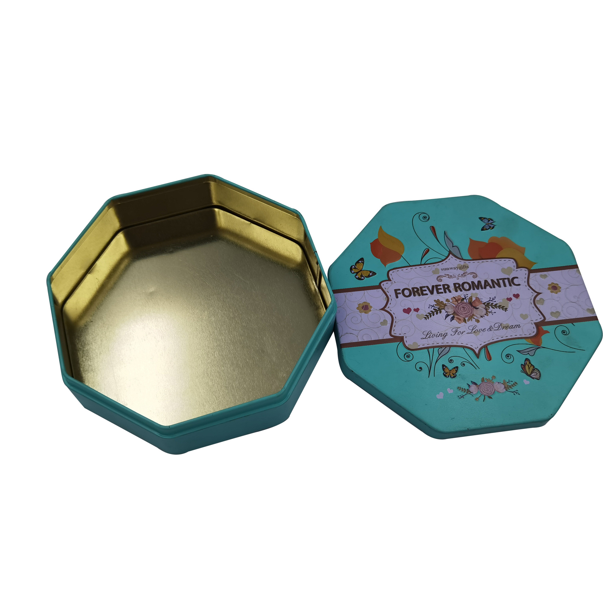 亳州厂家定制芝麻丸铁罐 八角形铁盒 八边形铁罐 六角形铁盒铁罐