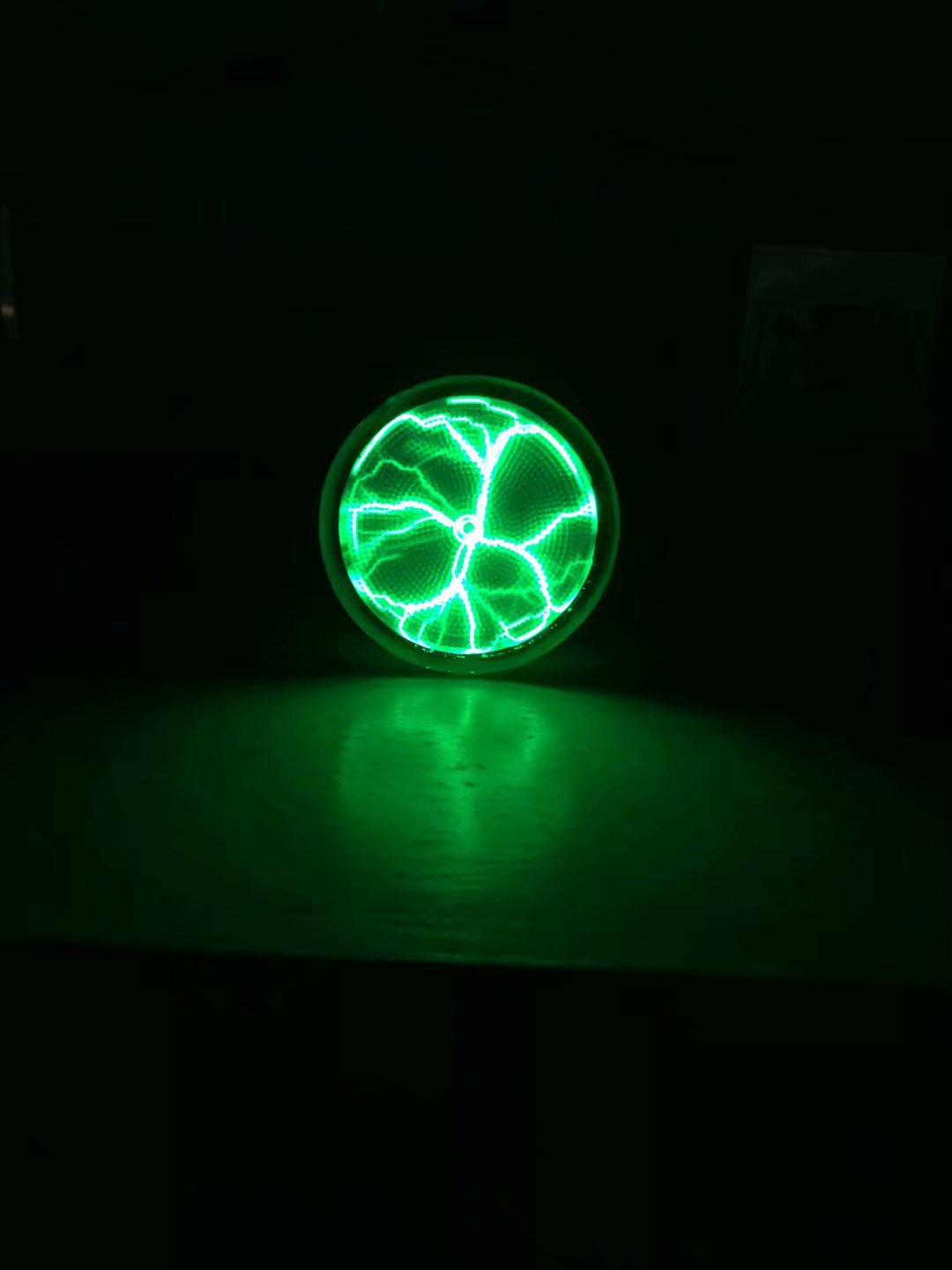 led闪电盘 2.5/6/8/10/12英寸声控离子盘闪光盘