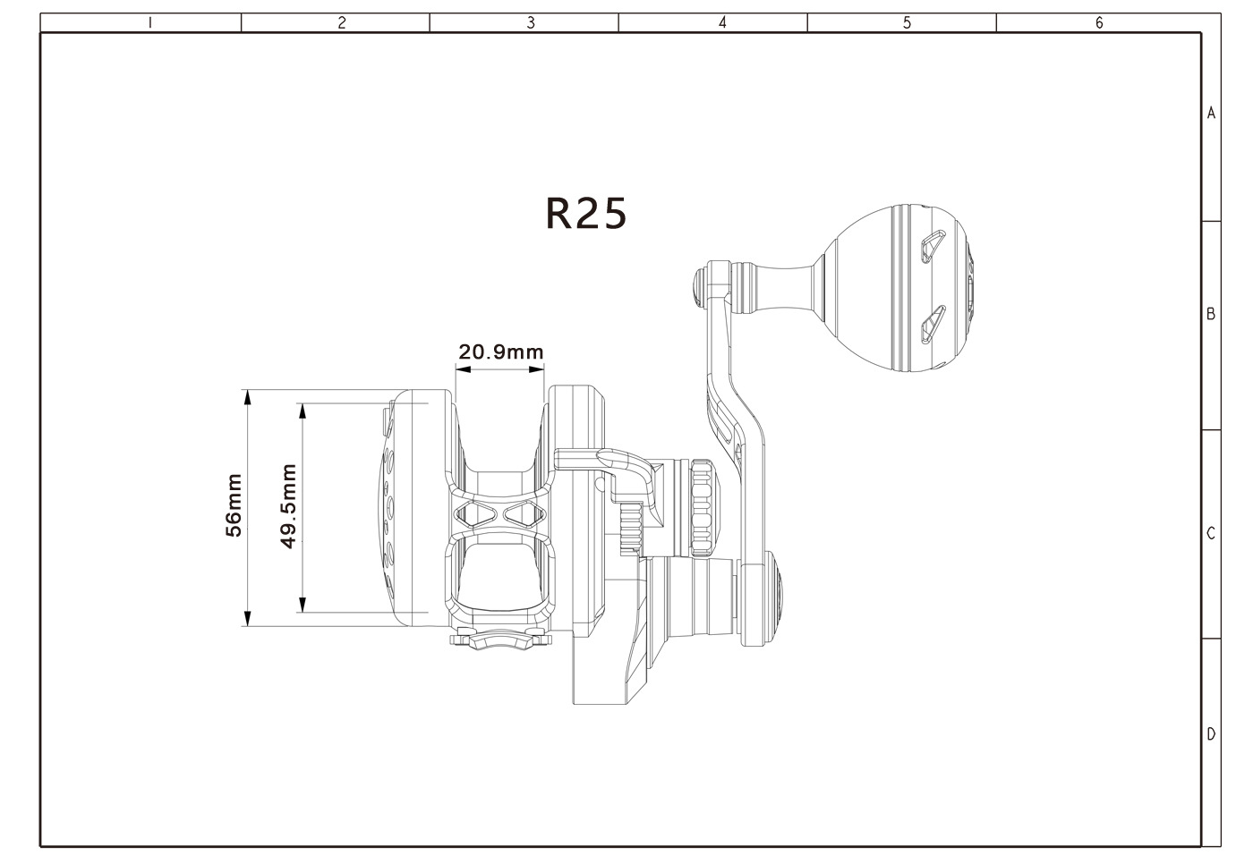 【maxel品牌】rage系列全金属近海慢摇小型铁板鼓轮