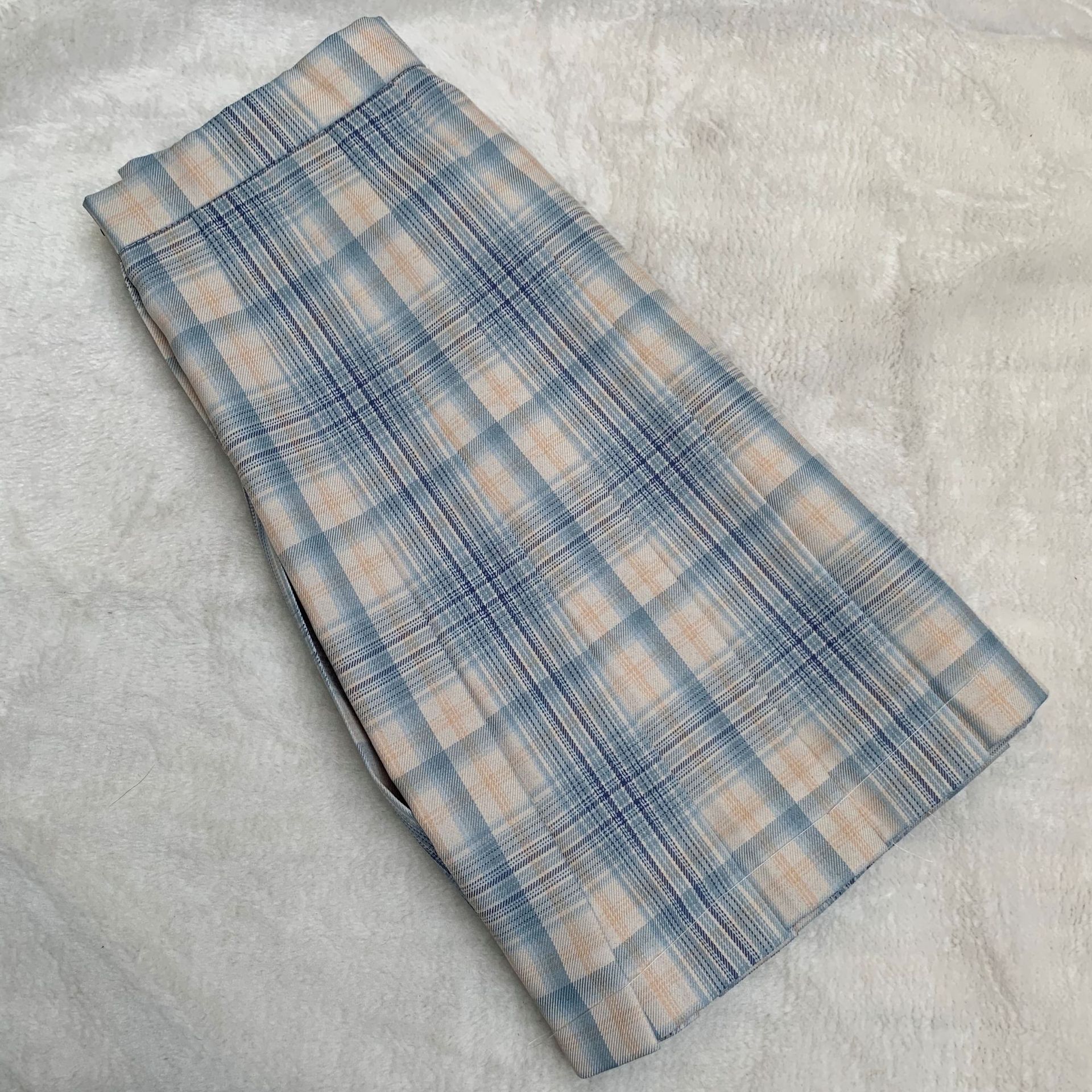 jk制服原创格裙打样 面料全涤tr均可 来图打样厂家定制隔天出样