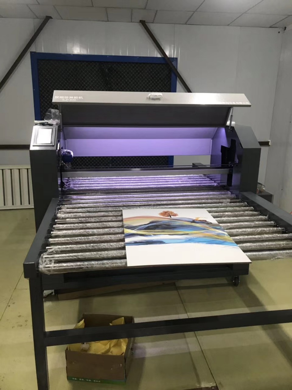 厂家直销晶瓷画淋胶机 涂胶机 ab胶装饰画淋胶机 背景墙淋胶机