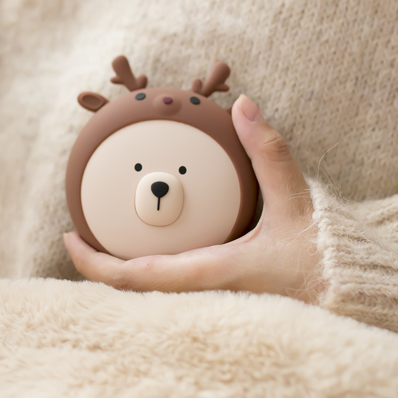 创意usb暖手宝 两面热移动电源可爱手机充电便携暖手宝