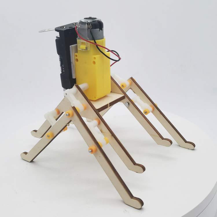 小学科技小制作stem手工创意蠕动机器人科学实验益智玩具模型材料