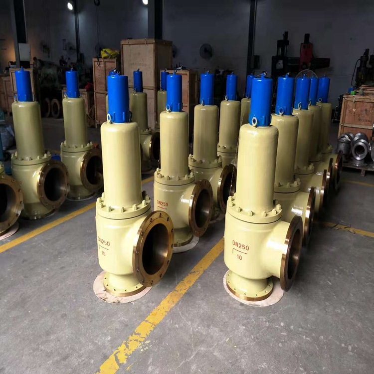 a48y-16c自动泄压阀带手柄安全阀铸钢法兰高温空气氧气专用安全阀