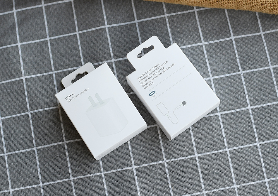 苹果快充数据线包装盒 苹果20w快充头充电头包装盒 pd数据线包装