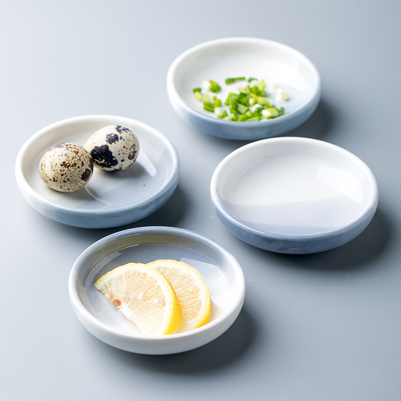 悠瓷 欧式创意调味碟 家用小碟子小号骨碟酱油碟醋碟蘸料碟调料碟