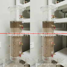 透明有机玻璃土柱仪土壤渗吸实验装置亚克力土柱淋溶带刻度马氏瓶