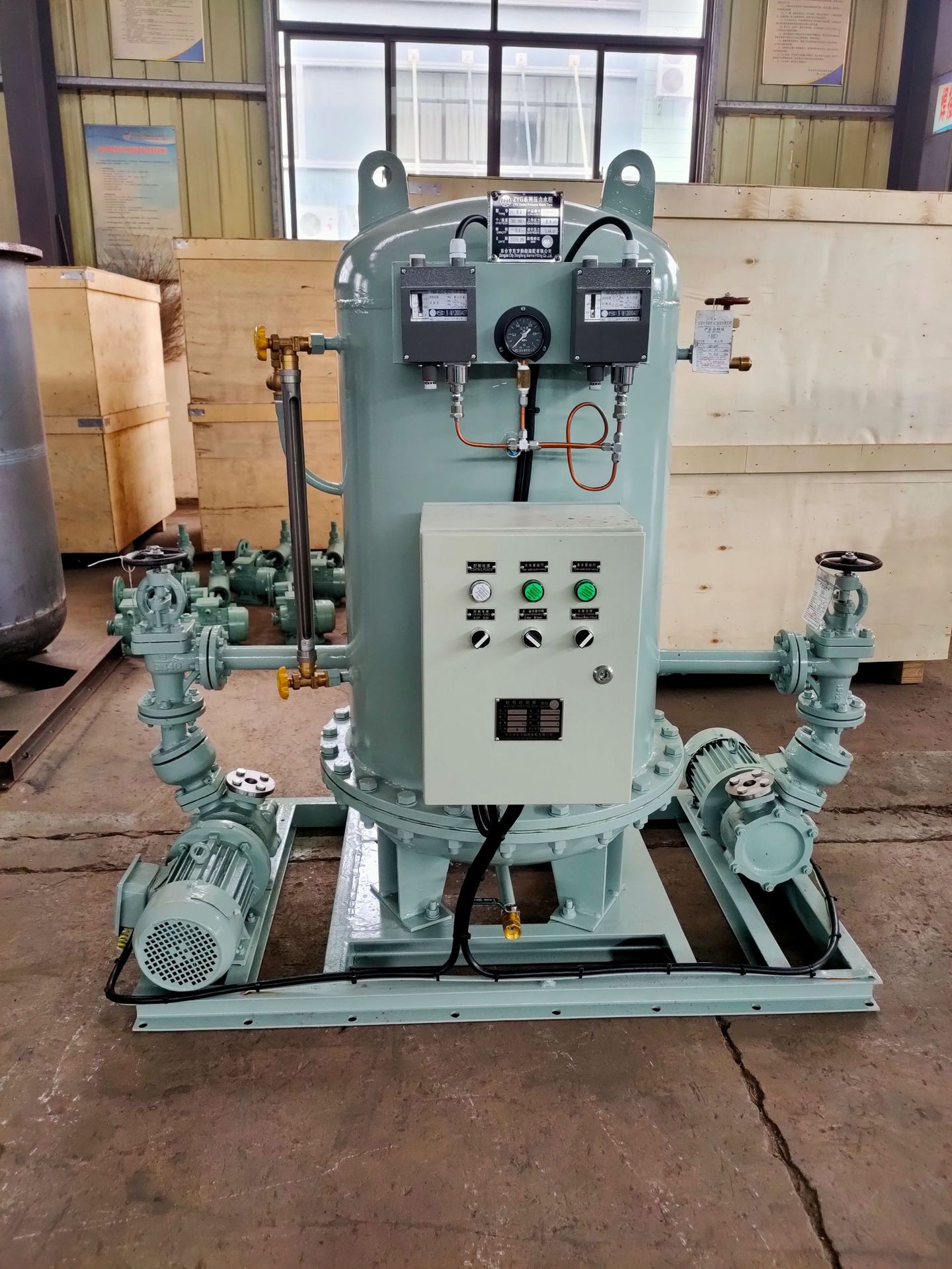 zyg系列船用组装式压力水柜东方船舶双泵压力水柜淡水0.12船检ccs