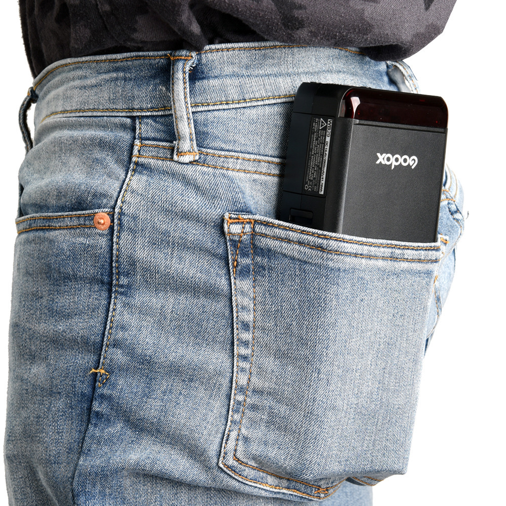 godox神牛ad200 口袋灯高速外拍摄影灯闪光灯直灯裸灯管双灯头