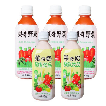 贝奇菜仔奶 贝奇野菜 饮料 450ml*15瓶 整箱批发深圳地区