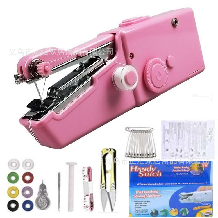 Amazon plus Accessories Handy Stitch Handheld Electric Sewing Machine Five-Color 101 Mini Sewing Machine in Stock