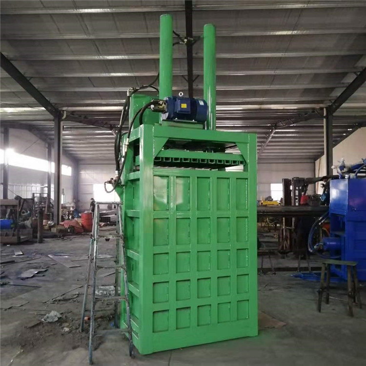 厂家立式液压打包机小型废纸薄膜打捆纸箱压缩机塑料易拉罐压包机