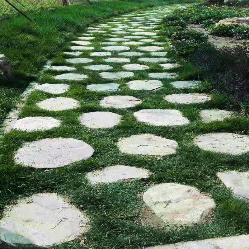 踏步石 花园脚踏石 庭院踏步石 草坪垫脚石 园林汀步石脚踏石