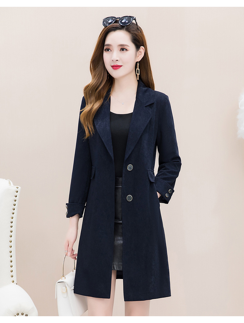 上海旗袍厂yweal2012时尚中长款气质修身显瘦风衣外套女2020秋季新款