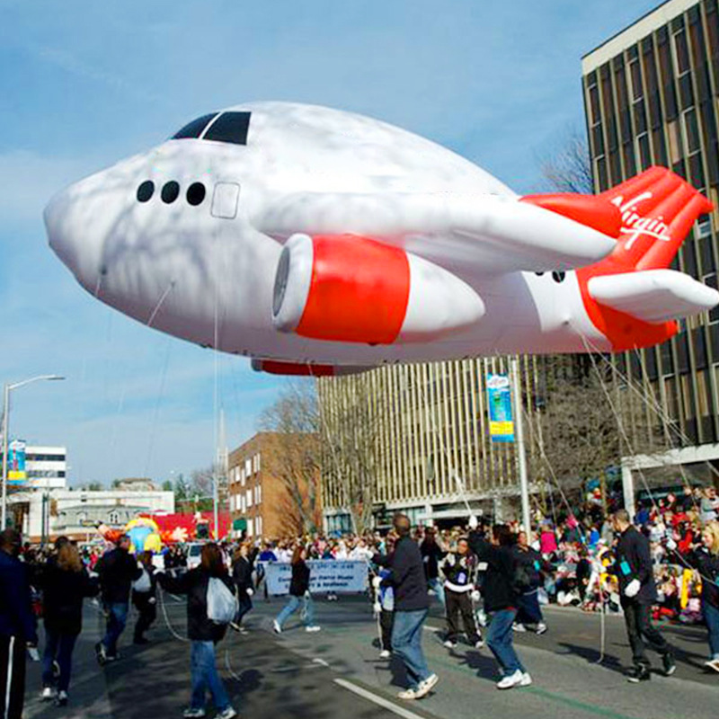 充气气模升空猫飞兔飞机飞天气模游行卡通气模开业庆典厂家直销