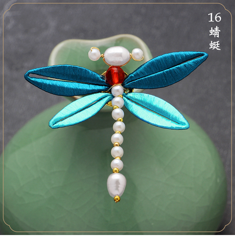 厂家直销新手缠花材料包diy手工缠花套件发簪汉服头饰纸模批发