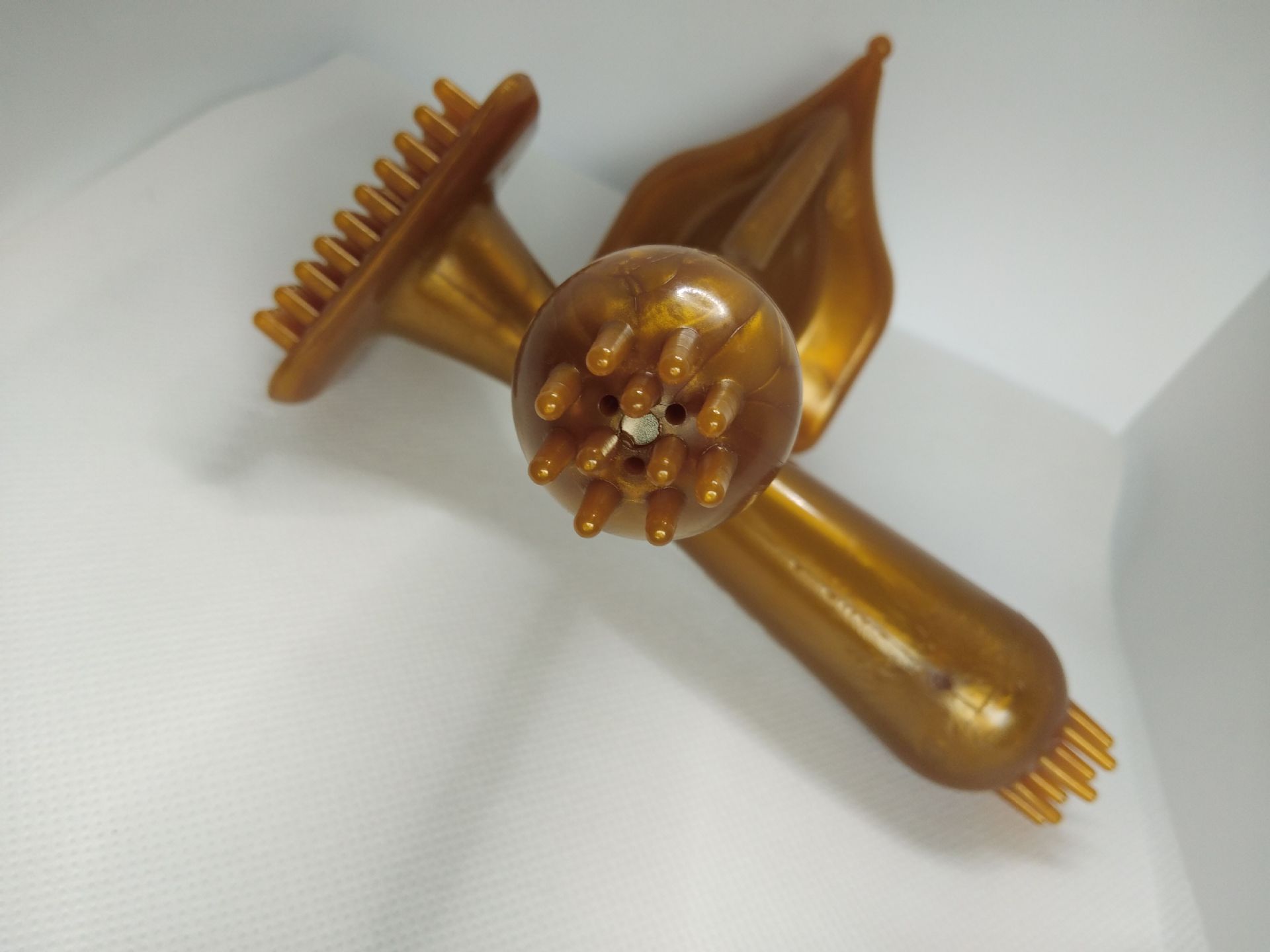 厂家直销经络刷 经络按摩刷 丰胸按摩三角刷 五行经络刷