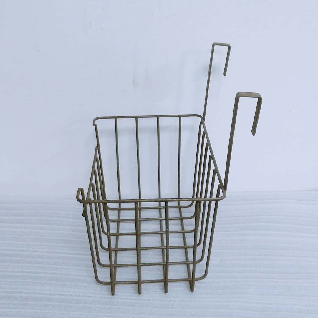 挂篮收纳篮 扁铁铁线折弯焊接加工 五金厂家定制加工