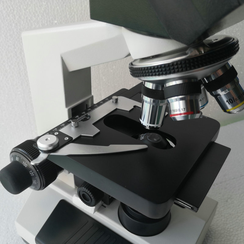 yjsx211-ccd生物显微镜 摄像三目头四孔转换器na 1.25阿贝聚光镜
