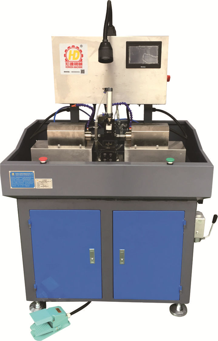 中文自动转孔机专业机表壳穿耳空表带孔五金件180度旋转豆粒转孔