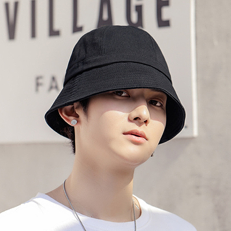 帽子男夏天韩版日系水桶帽潮牌百搭防晒渔夫帽时尚男士夏季太阳帽