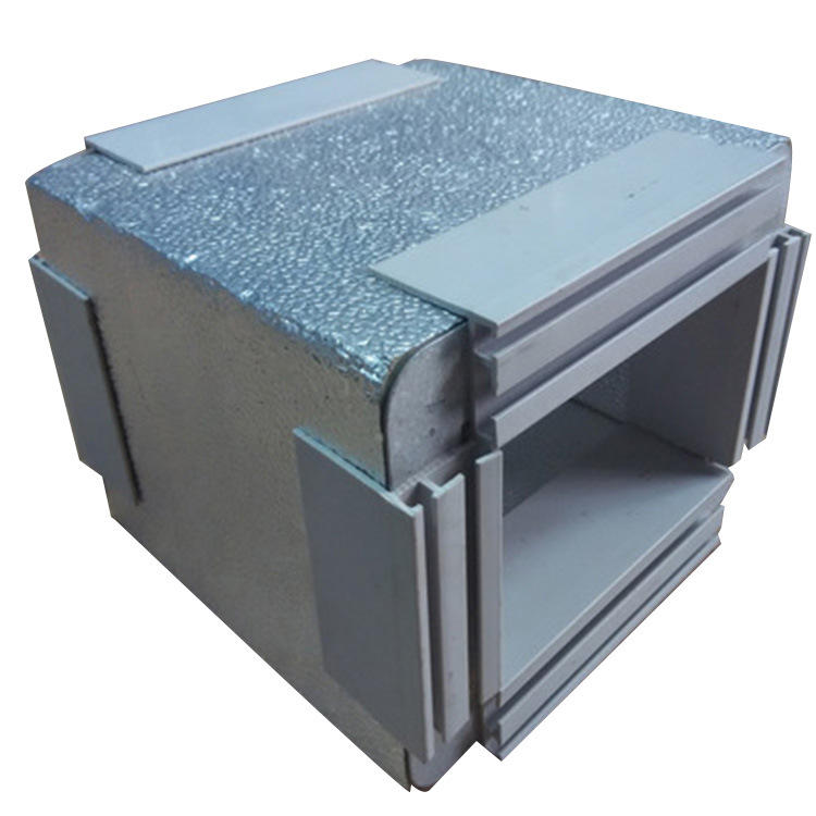 批发单面双面彩钢板复合防火风管消防排烟保温铝箔酚醛复合风管