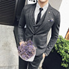 Men's man 's suit suit business affairs man 's suit customized Three Korean Edition Self cultivation banquet Wedding dress Groomsman clothing new pattern Men's man 's suit suit business affairs man 's suit customized Three Korean Edition Self cultivation banquet Wedding dress Groomsman clothing new pattern