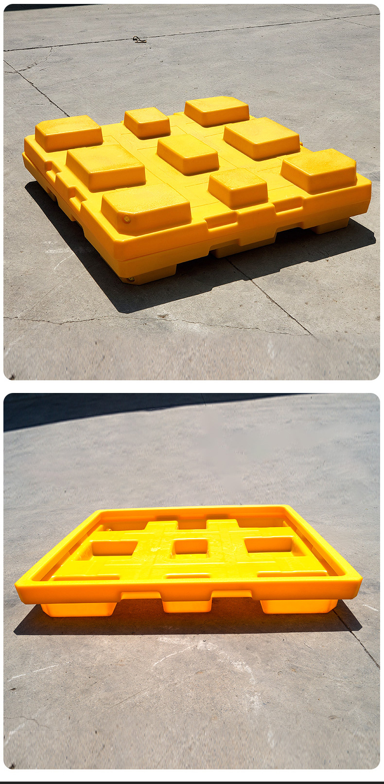 危废防渗漏托盘 塑料防泄漏平台 盛漏栈板接油盘 二次容器卡板