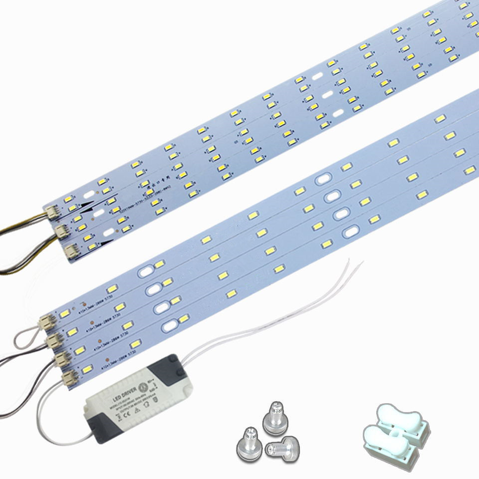 led灯条长条吸顶灯改造节能灯管长灯管改装灯片贴片光源灯珠灯泡